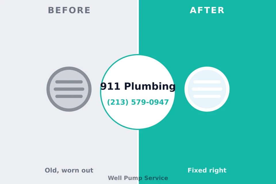 Before and after: plumbing repair Bellerose, NY